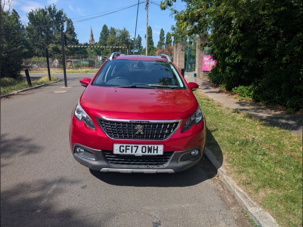 Red Peugeot 2008 1.2 PureTech Allure SUV 5dr Petrol Manual Euro 6 82 ps